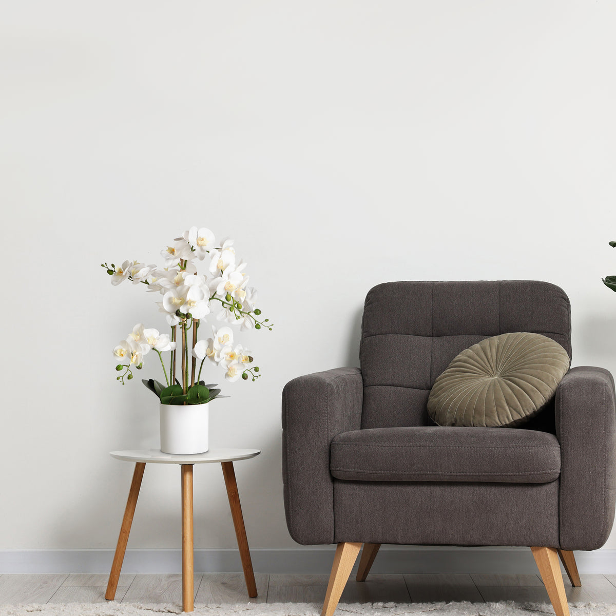 Artificial Orchid Arrangement for Home Decor