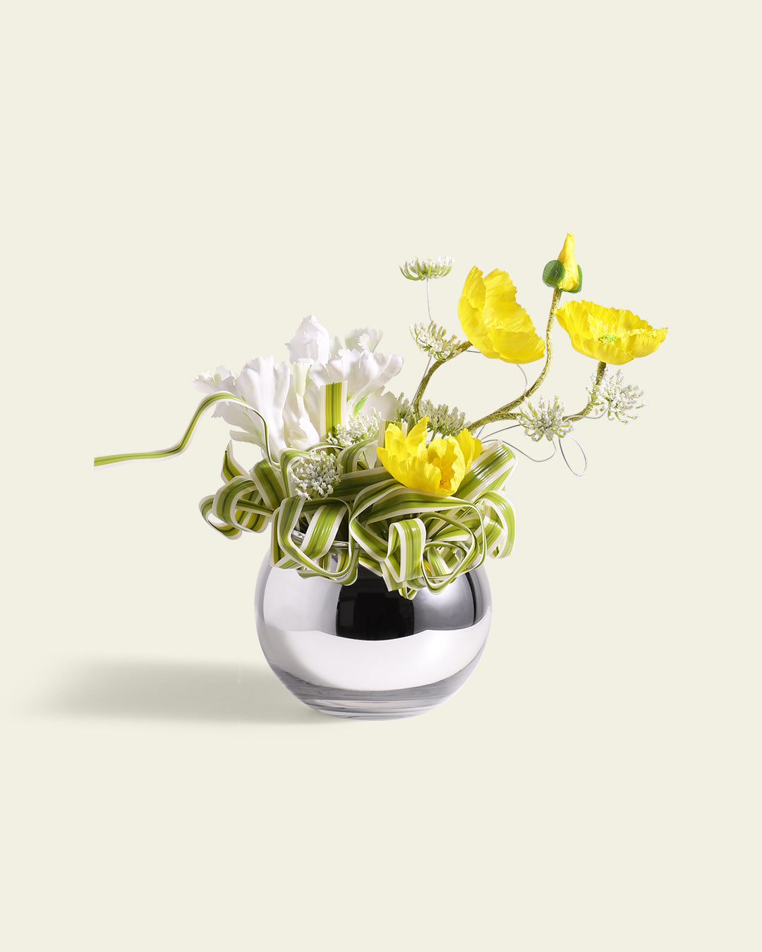 Artificial Flowers with Mini Vase