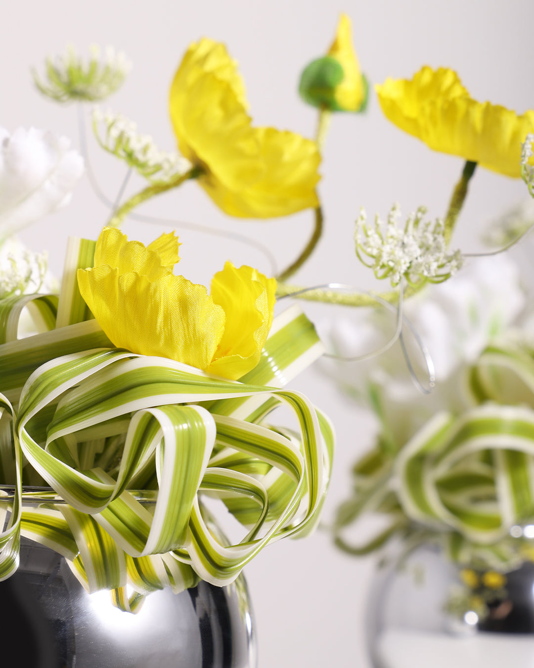 Artificial Flowers with Mini Vase
