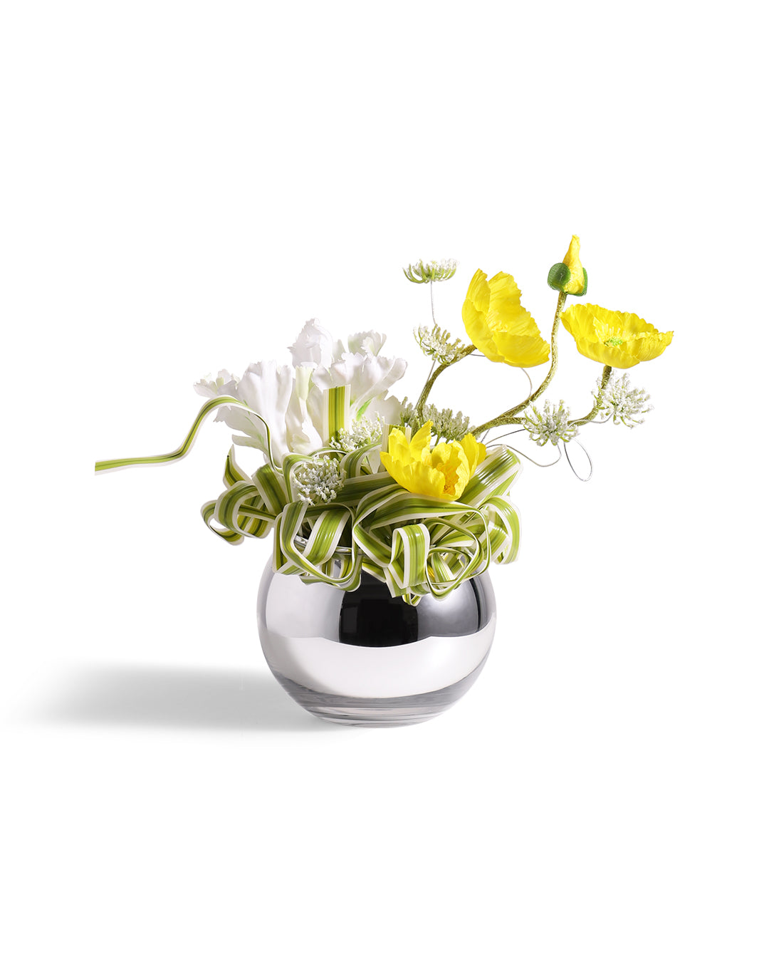Artificial Flowers with Mini Vase