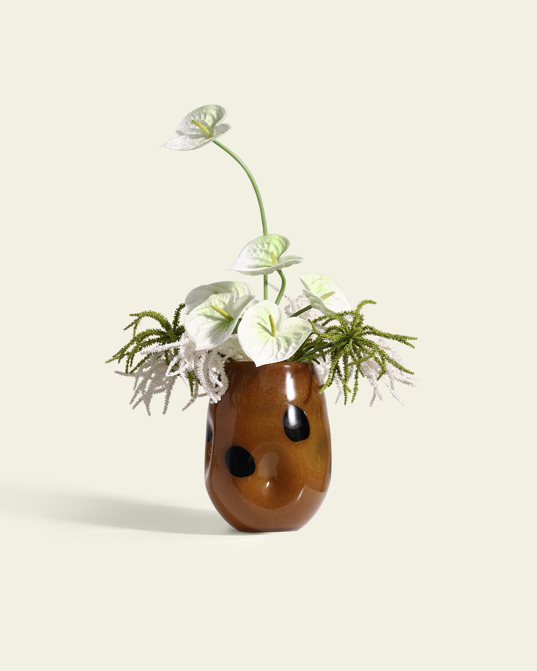 Artistic Floral Table Decor – Glass Vase Set