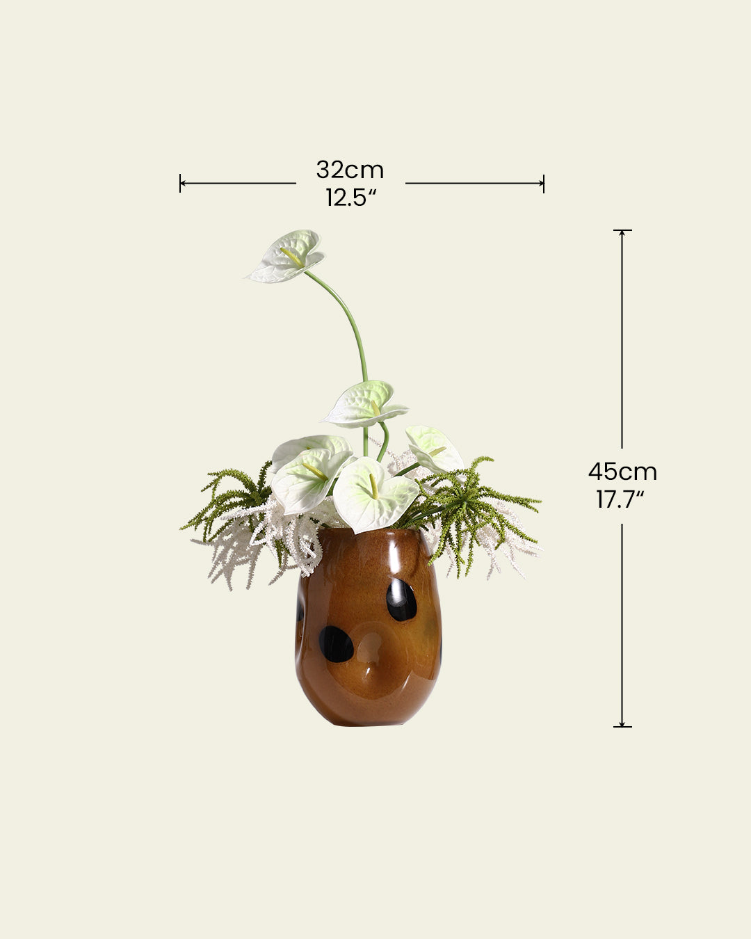 Artistic Floral Table Decor – Glass Vase Set