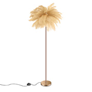 Feather Floor Lamp with 3-Color Lighting