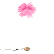 Feathered Standing Lamp with Mood Lighting